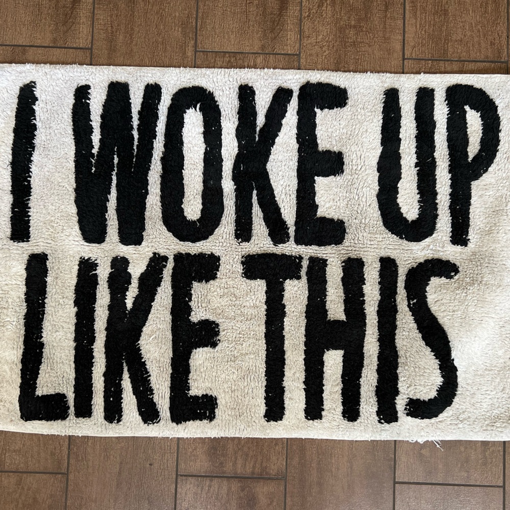 Beyonce “I Woke Up Like This” Bathmat